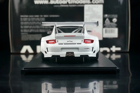 [AutoArt] 1:18 Porsche 2010 911 997 GT3 R Auto Modello Bianco in Metallo Pressofuso