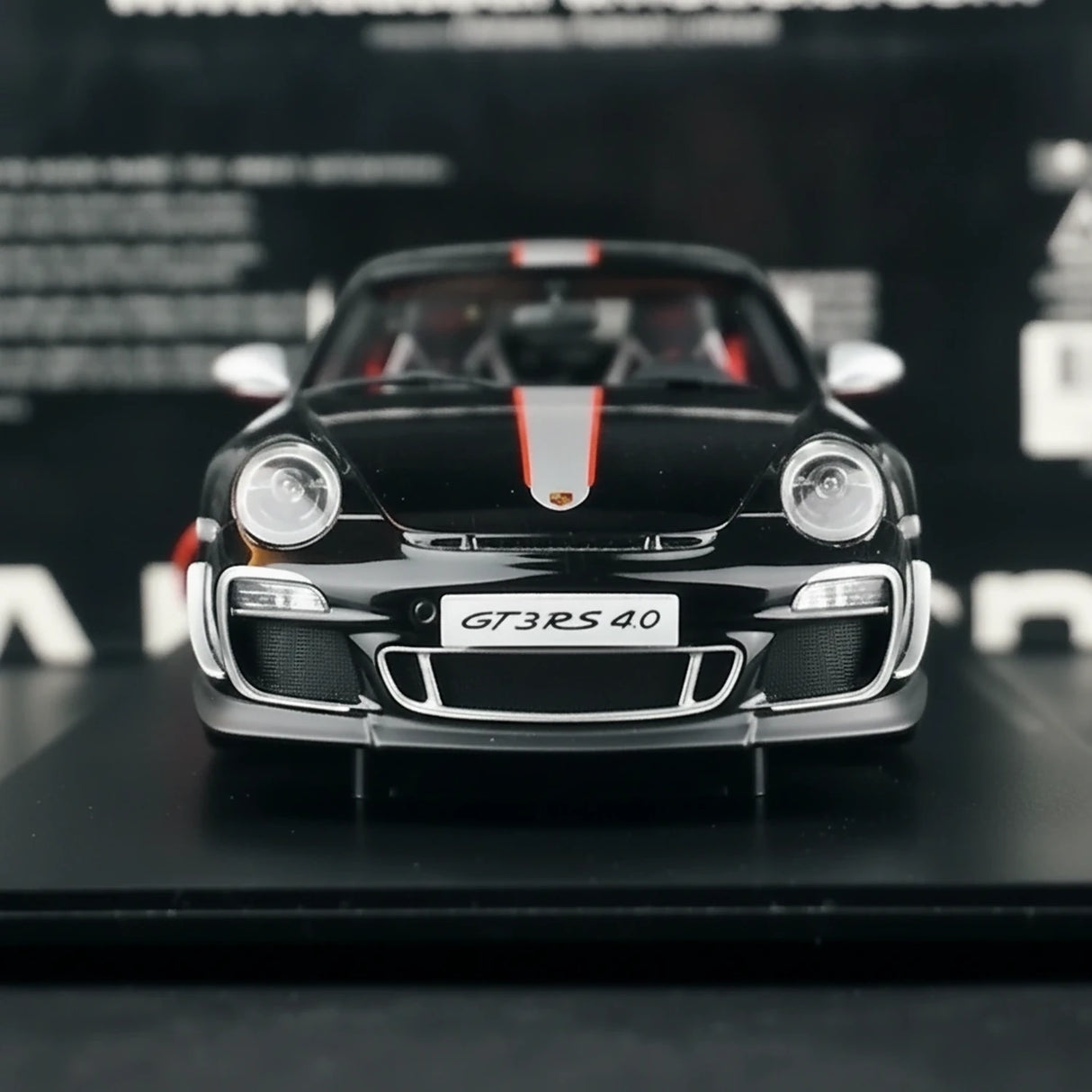[AutoArt] 1:18 Porsche 2011 911 997 GT3 RS Modello Nero 4.0 Modello Nero Pressofuso