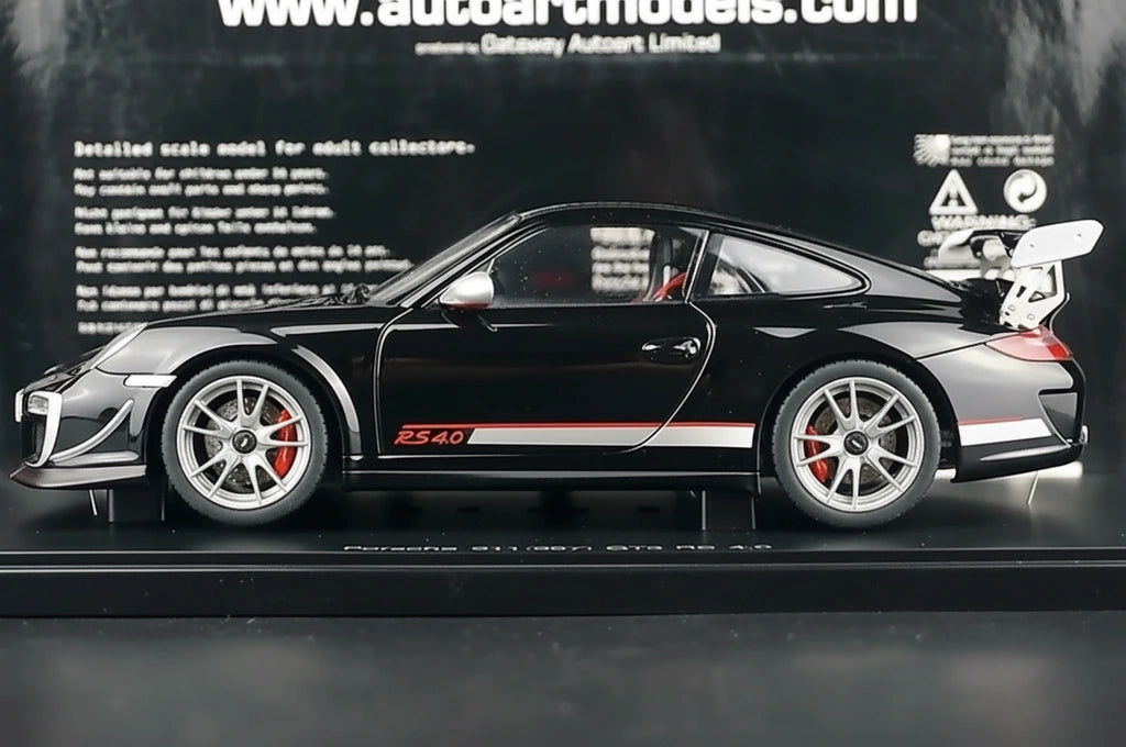 [AutoArt] 1:18 Porsche 2011 911 997 GT3 RS Modello Nero 4.0 Modello Nero Pressofuso