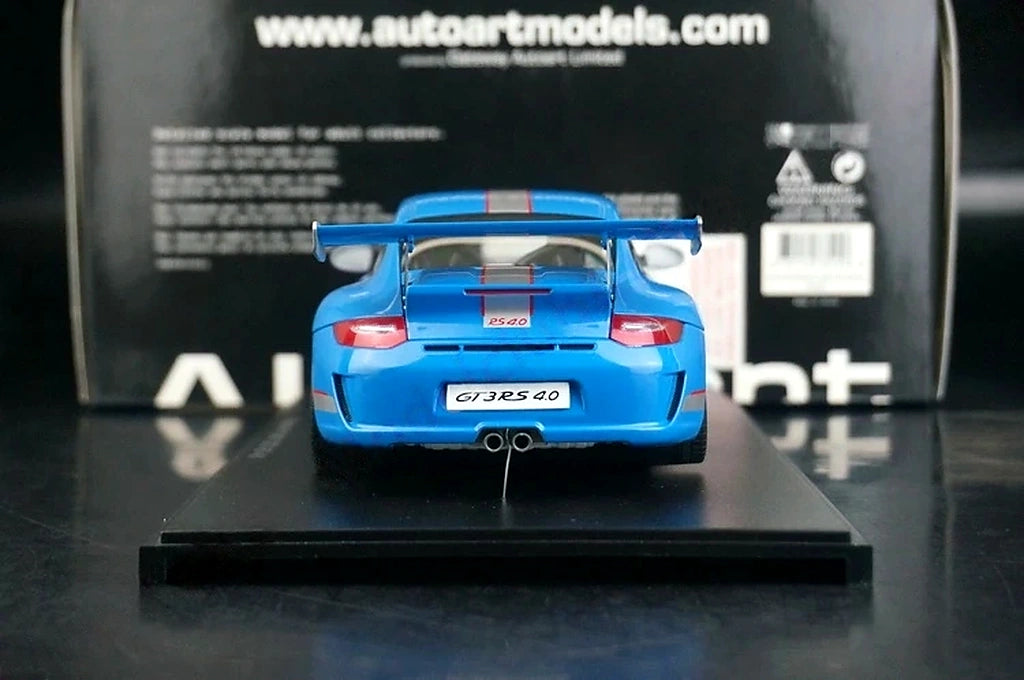[AutoArt] 1:18 Porsche 2011 911 997 GT3 RS Modello Blu 4.0 Modello Fuso