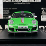 [AutoArt] 1:18 Porsche 2011 911 997 GT3 RS Modello Verde 4.0 Metallo Pressofuso