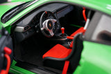 [AutoArt] 1:18 Porsche 2011 911 997 GT3 RS Modello Verde 4.0 Metallo Pressofuso