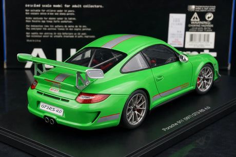 [AutoArt] 1:18 Porsche 2011 911 997 GT3 RS Modello Verde 4.0 Metallo Pressofuso