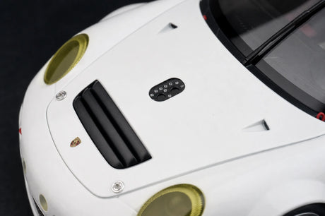 [AutoArt] 1:18 Porsche 2011 911 997 GT3 RSR Modello bianco di auto in metallo pressofuso
