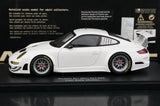 [AutoArt] 1:18 Porsche 2011 911 997 GT3 RSR Modello bianco di auto in metallo pressofuso