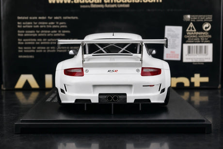 [AutoArt] 1:18 Porsche 2011 911 997 GT3 RSR Modello bianco di auto in metallo pressofuso