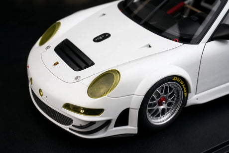 [AutoArt] 1:18 Porsche 2011 911 997 GT3 RSR Modello bianco di auto in metallo pressofuso