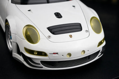 [AutoArt] 1:18 Porsche 2011 911 997 GT3 RSR Modello bianco di auto in metallo pressofuso