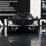 [AutoArt] 1:18 Porsche 2013 918 Spyder Modellismo nero di auto in metallo pressofuso