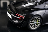 [AutoArt] 1:18 Porsche 2013 918 Spyder Modellismo nero di auto in metallo pressofuso