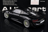 [AutoArt] 1:18 Porsche 2013 918 Spyder Modellismo nero di auto in metallo pressofuso