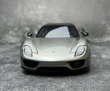 [AutoArt] 1:18 Porsche 2013 918 Spyder Gray Model Car Die-Cast