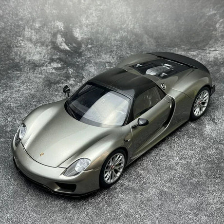[AutoArt] 1:18 Porsche 2013 918 Spyder Gray Model Car Die-Cast
