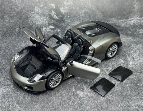 [AutoArt] 1:18 Porsche 2013 918 Spyder Gray Model Car Die-Cast