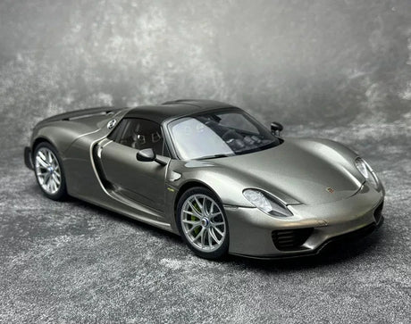 [AutoArt] 1:18 Porsche 2013 918 Spyder Gray Model Car Die-Cast
