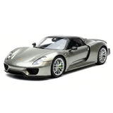 [AutoArt] 1:18 Porsche 2013 918 Spyder Gray Model Car Die-Cast