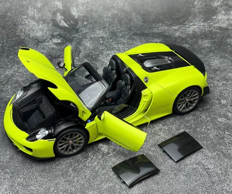 [AutoArt] 1:18 Porsche 2013 918 Spyder Green Model Car Die-Cast