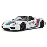 [AutoArt] 1:18 Porsche 2013 918 Spyder Martini Livery modello di auto in metallo pressofuso