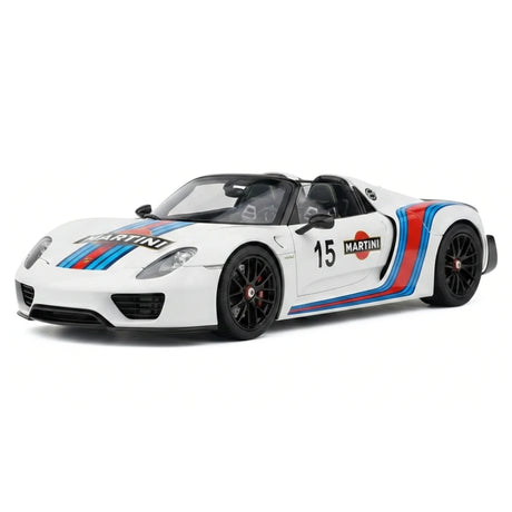 [AutoArt] 1:18 Porsche 2013 918 Spyder Martini Livery modello di auto in metallo pressofuso