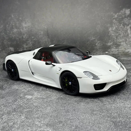 [AutoArt] 1:18 Porsche 2013 918 Spyder White Model Car Die-Cast