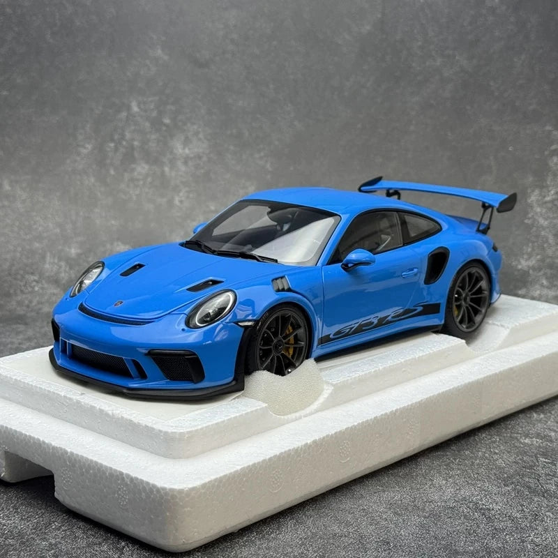 [AutoArt] 1:18 Porsche 2018 911 991.2 GT3 RS Blue Model Car Die-Cast