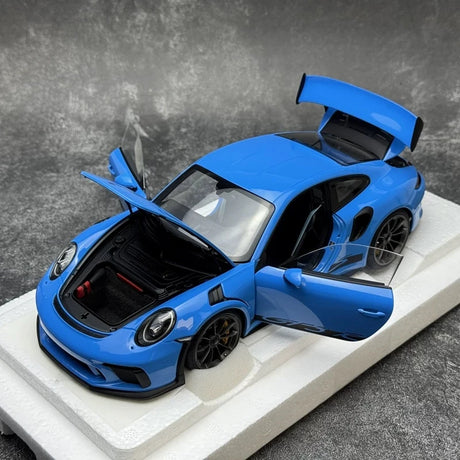 [AutoArt] 1:18 Porsche 2018 911 991.2 GT3 RS Blue Model Car Die-Cast