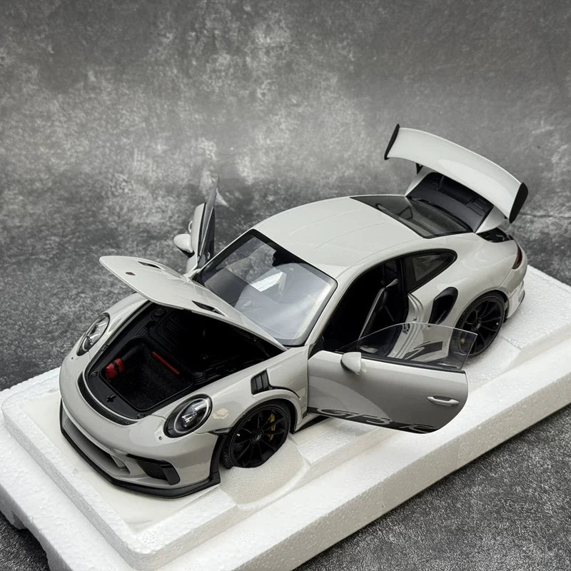 [AutoArt] 1:18 Porsche 2018 911 991.2 GT3 RS Gray Model Car Die-Cast