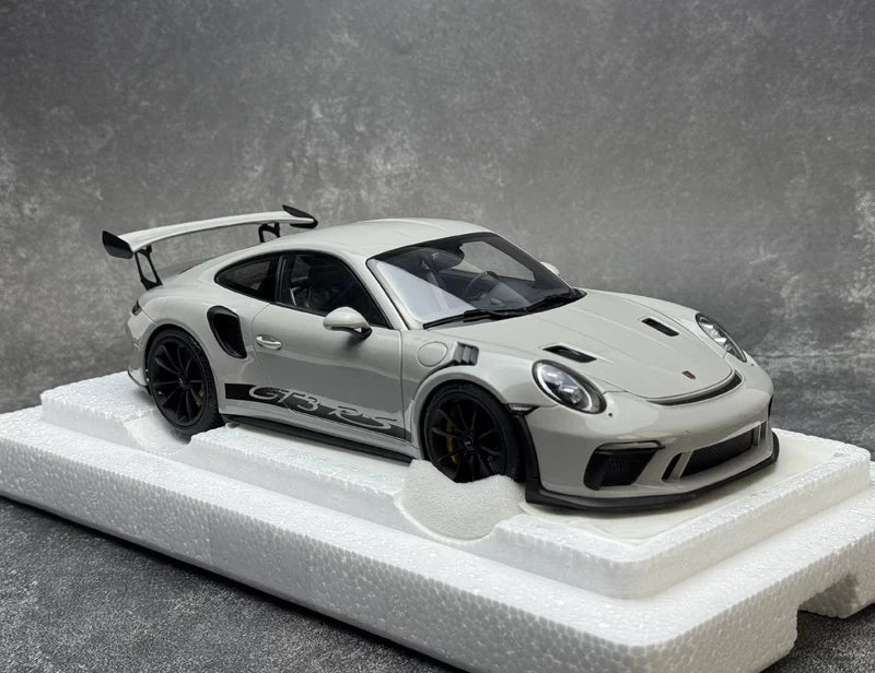 [AutoArt] 1:18 Porsche 2018 911 991.2 GT3 RS Gray Model Car Die-Cast