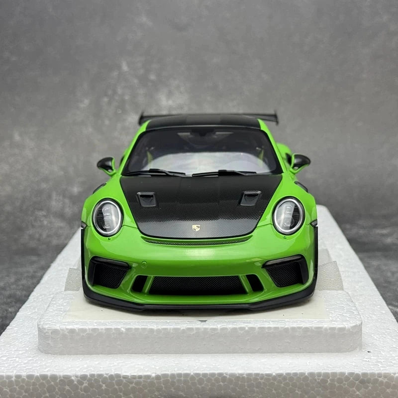 [AutoArt] 1:18 Porsche 2018 911 991.2 GT3 RS Green Model Car Die-Cast