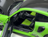 [AutoArt] 1:18 Porsche 2018 911 991.2 GT3 RS Green Model Car Die-Cast