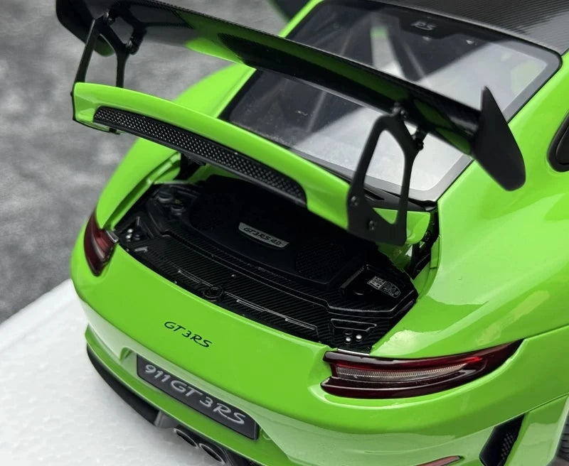 [AutoArt] 1:18 Porsche 2018 911 991.2 GT3 RS Green Model Car Die-Cast