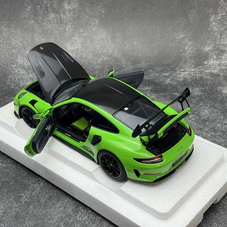 [AutoArt] 1:18 Porsche 2018 911 991.2 GT3 RS Green Model Car Die-Cast