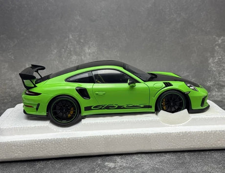 [AutoArt] 1:18 Porsche 2018 911 991.2 GT3 RS Green Model Car Die-Cast