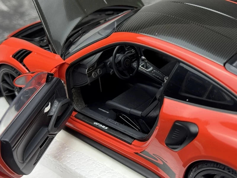 [AutoArt] 1:18 Porsche 2018 911 991.2 GT3 RS Orange Model Car Die-Cast