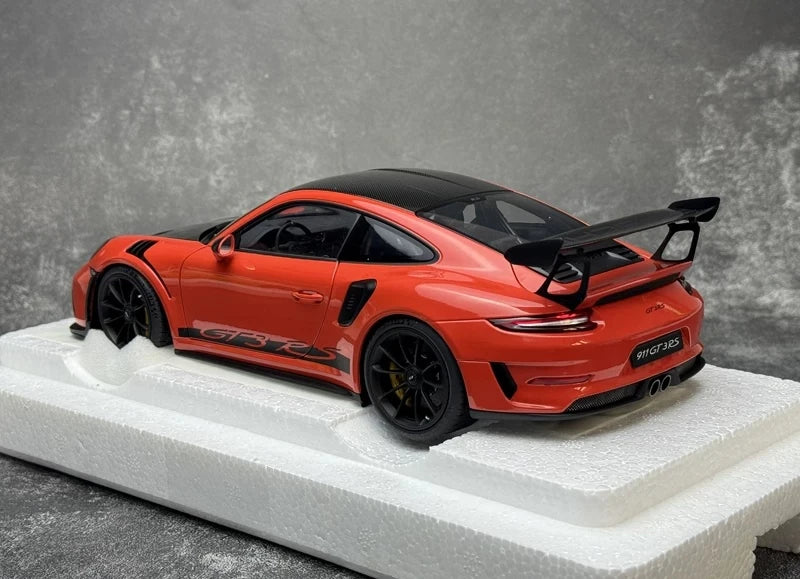 [AutoArt] 1:18 Porsche 2018 911 991.2 GT3 RS Orange Model Car Die-Cast