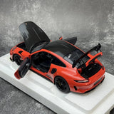 [AutoArt] 1:18 Porsche 2018 911 991.2 GT3 RS Orange Model Car Die-Cast