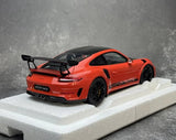 [AutoArt] 1:18 Porsche 2018 911 991.2 GT3 RS Orange Model Car Die-Cast