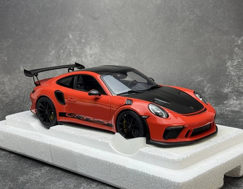 [AutoArt] 1:18 Porsche 2018 911 991.2 GT3 RS Orange Model Car Die-Cast
