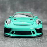 [AutoArt] 1:18 Porsche 2018 911 991.2 GT3 RS Tiffany Blue Model Car Die-Cast