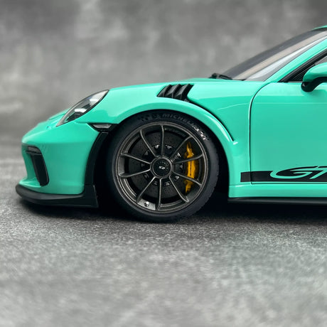 [AutoArt] 1:18 Porsche 2018 911 991.2 GT3 RS Tiffany Blue Model Car Die-Cast