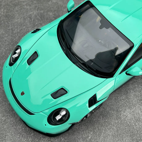 [AutoArt] 1:18 Porsche 2018 911 991.2 GT3 RS Tiffany Blue Model Car Die-Cast