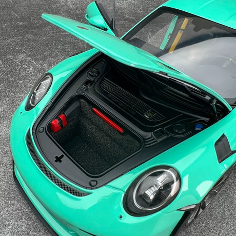 [AutoArt] 1:18 Porsche 2018 911 991.2 GT3 RS Tiffany Blue Model Car Die-Cast