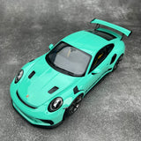 [AutoArt] 1:18 Porsche 2018 911 991.2 GT3 RS Tiffany Blue Model Car Die-Cast
