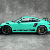 [AutoArt] 1:18 Porsche 2018 911 991.2 GT3 RS Tiffany Blue Model Car Die-Cast
