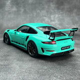 [AutoArt] 1:18 Porsche 2018 911 991.2 GT3 RS Tiffany Blue Model Car Die-Cast