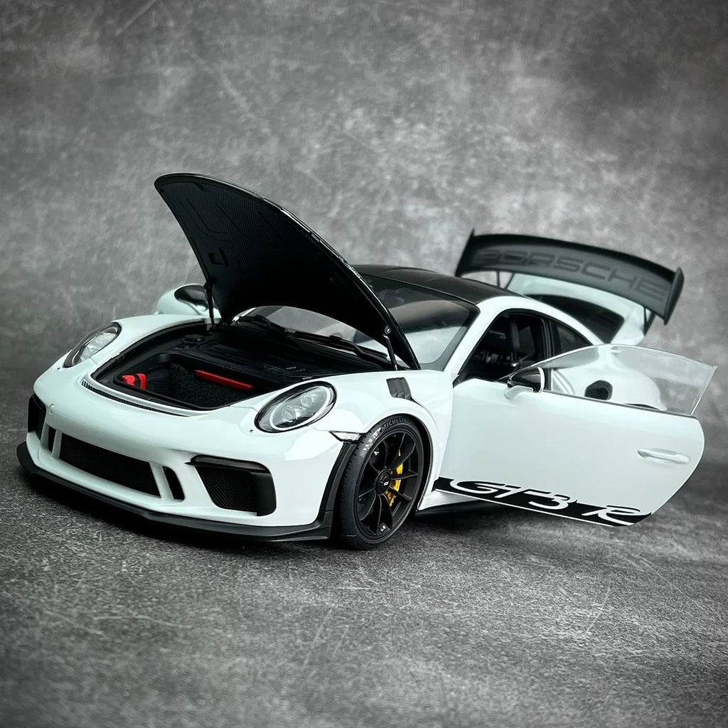 [AutoArt] 1:18 Porsche 2018 911 991.2 GT3 RS White Model Car Die-Cast