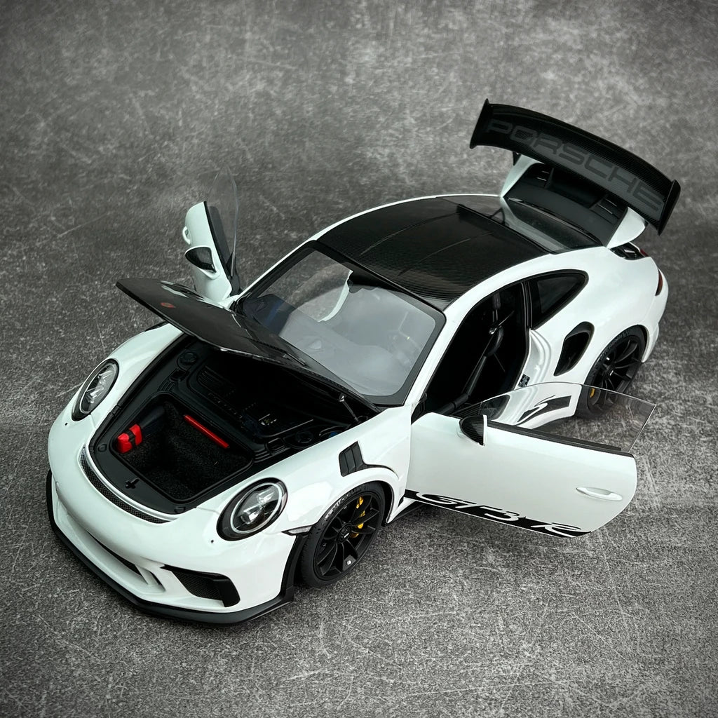 [AutoArt] 1:18 Porsche 2018 911 991.2 GT3 RS White Model Car Die-Cast