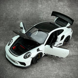 [AutoArt] 1:18 Porsche 2018 911 991.2 GT3 RS White Model Car Die-Cast