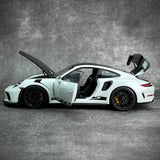 [AutoArt] 1:18 Porsche 2018 911 991.2 GT3 RS White Model Car Die-Cast