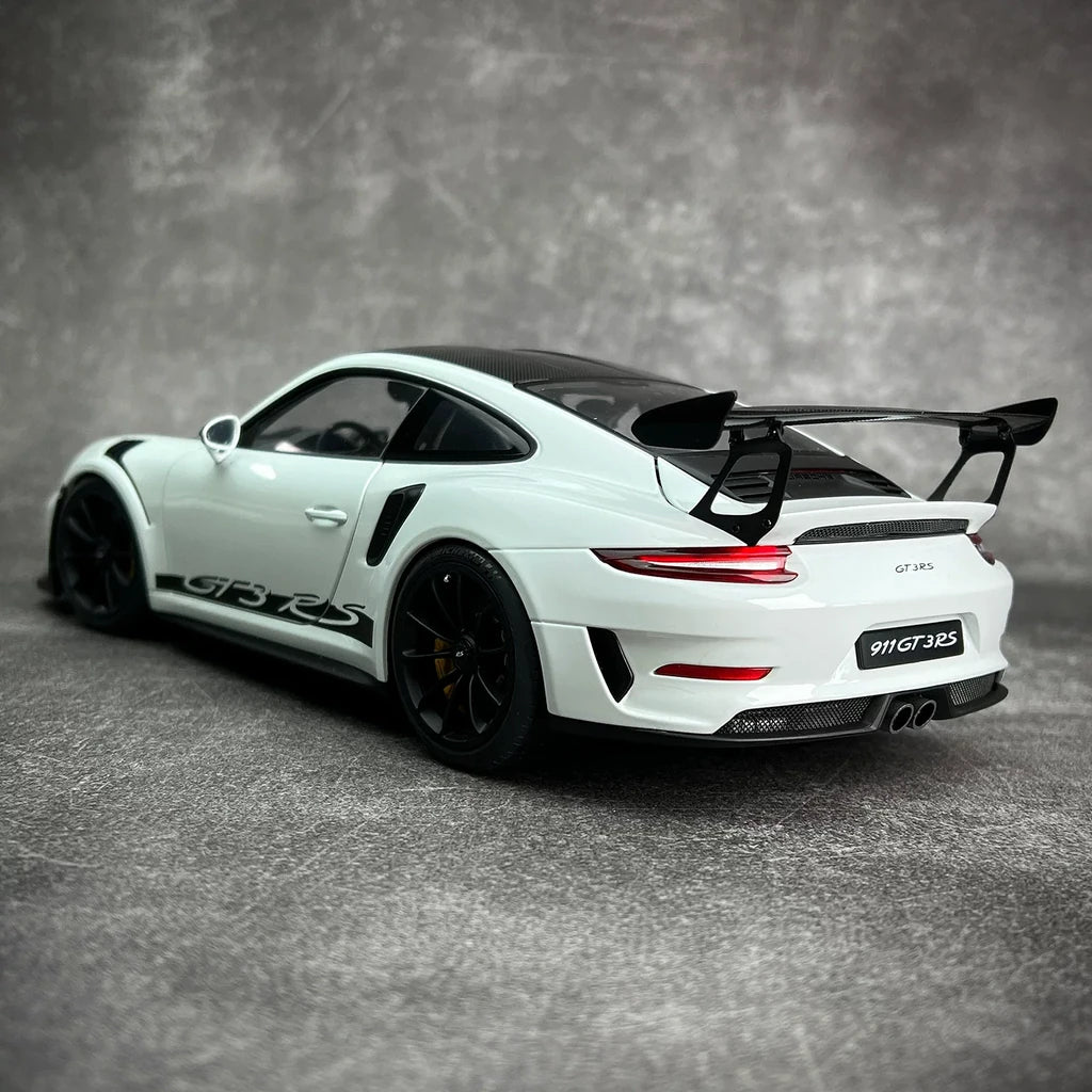 [AutoArt] 1:18 Porsche 2018 911 991.2 GT3 RS White Model Car Die-Cast